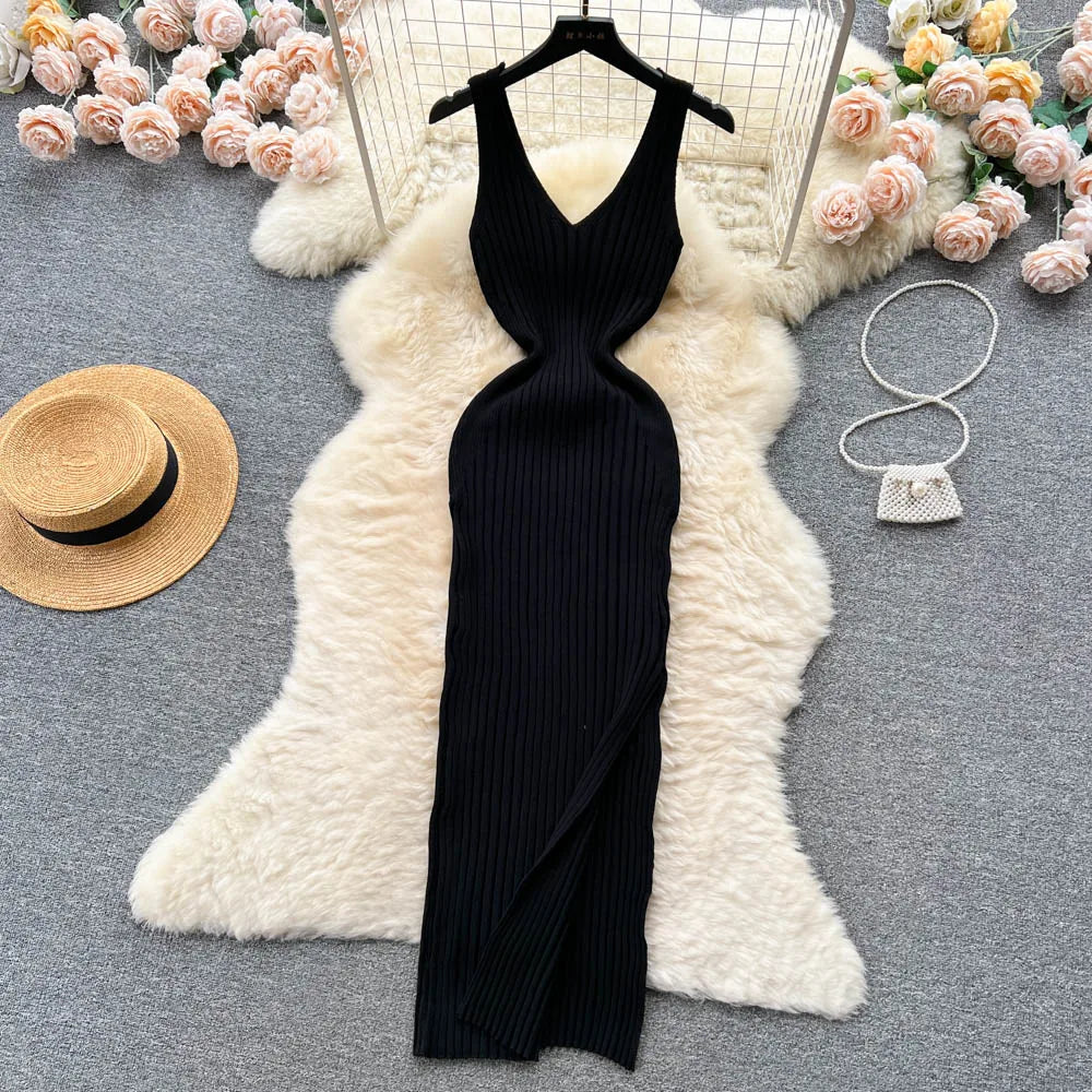 Chic Fashion Sexy Knitted Dress - Unisex Vogue