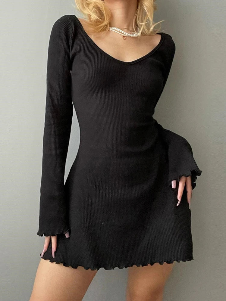 Knitting Elegant Dress For Women - Unisex Vogue