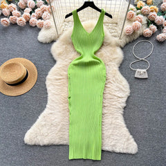 Chic Fashion Sexy Knitted Dress - Unisex Vogue