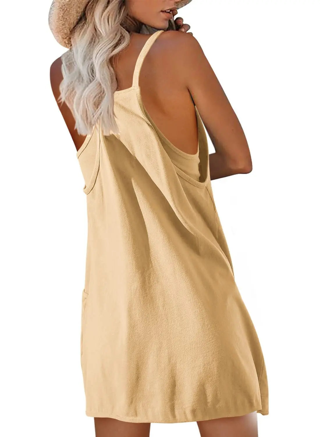 Tanming Women'sSleeveless Mini Dress