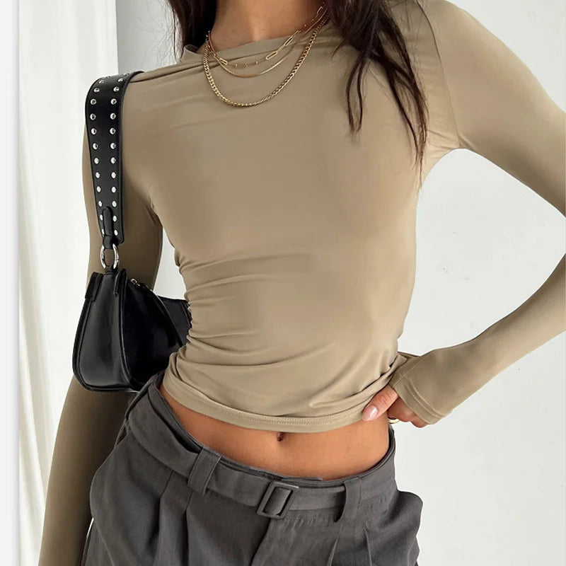 Women Casual Long Sleeve T-Shirts - Unisex Vogue