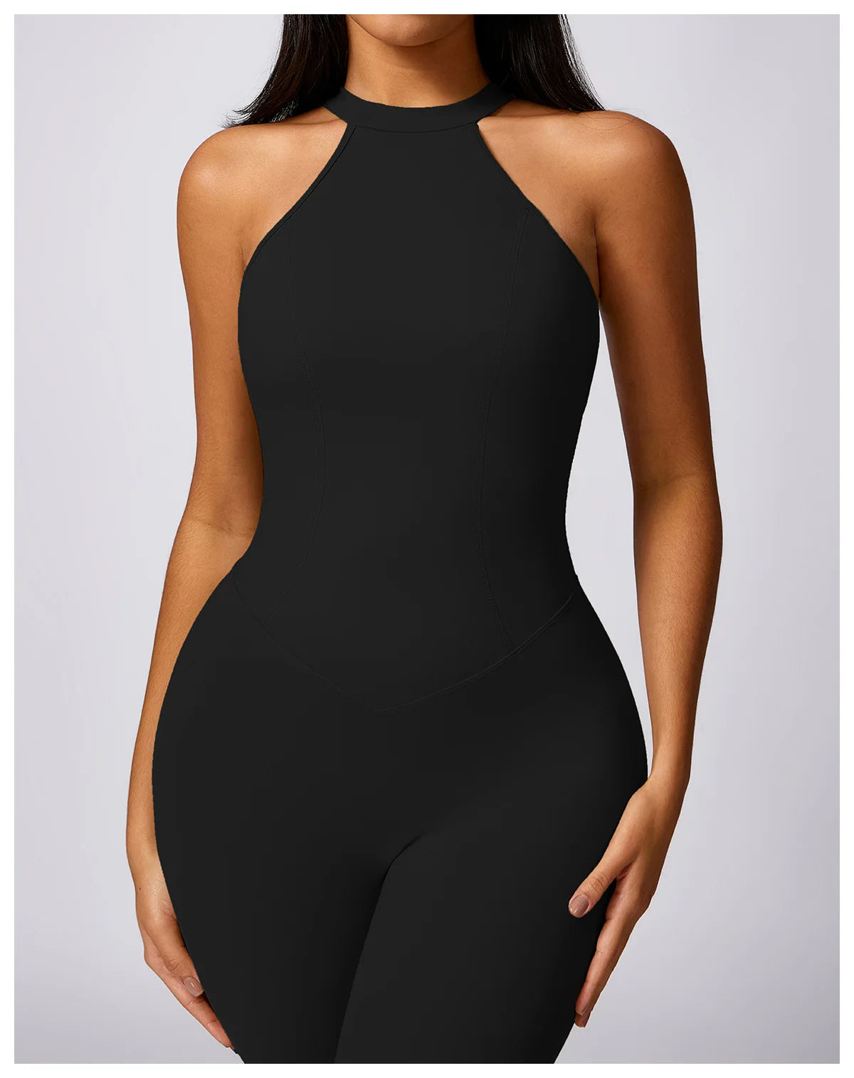 Women V Back Jumpsuit - Unisex Vogue