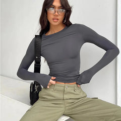 Women Casual Long Sleeve T-Shirts - Unisex Vogue