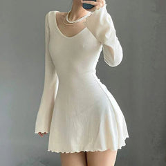 Knitting Elegant Dress For Women - Unisex Vogue