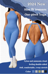Women V Back Jumpsuit - Unisex Vogue