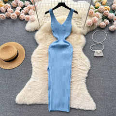 Chic Fashion Sexy Knitted Dress - Unisex Vogue