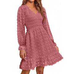 Women's V Neck Casual Vacation Dress - Unisex Vogue