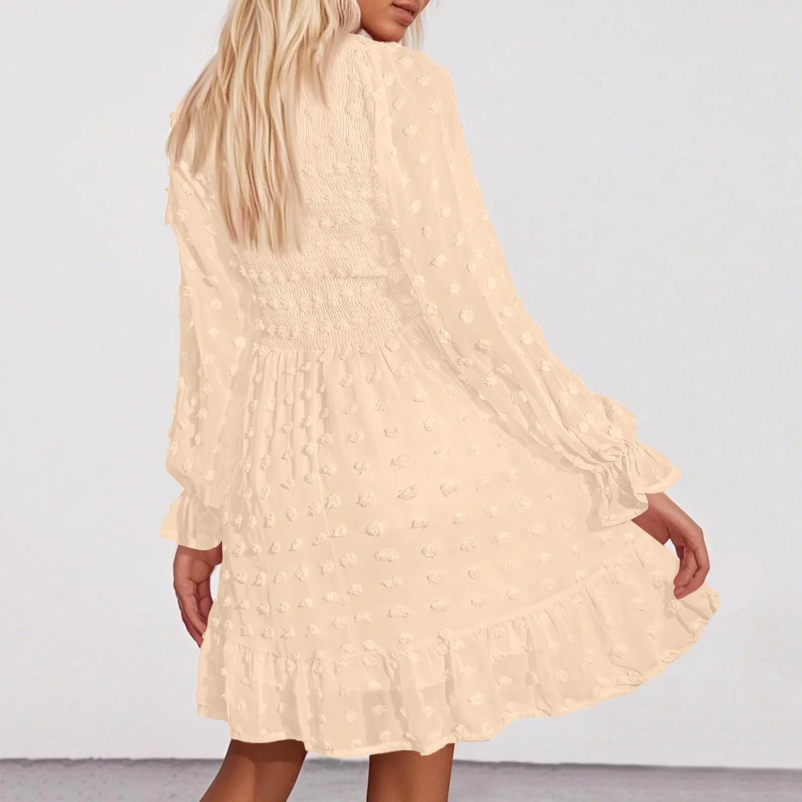 Women's V Neck Casual Vacation Dress - Unisex Vogue