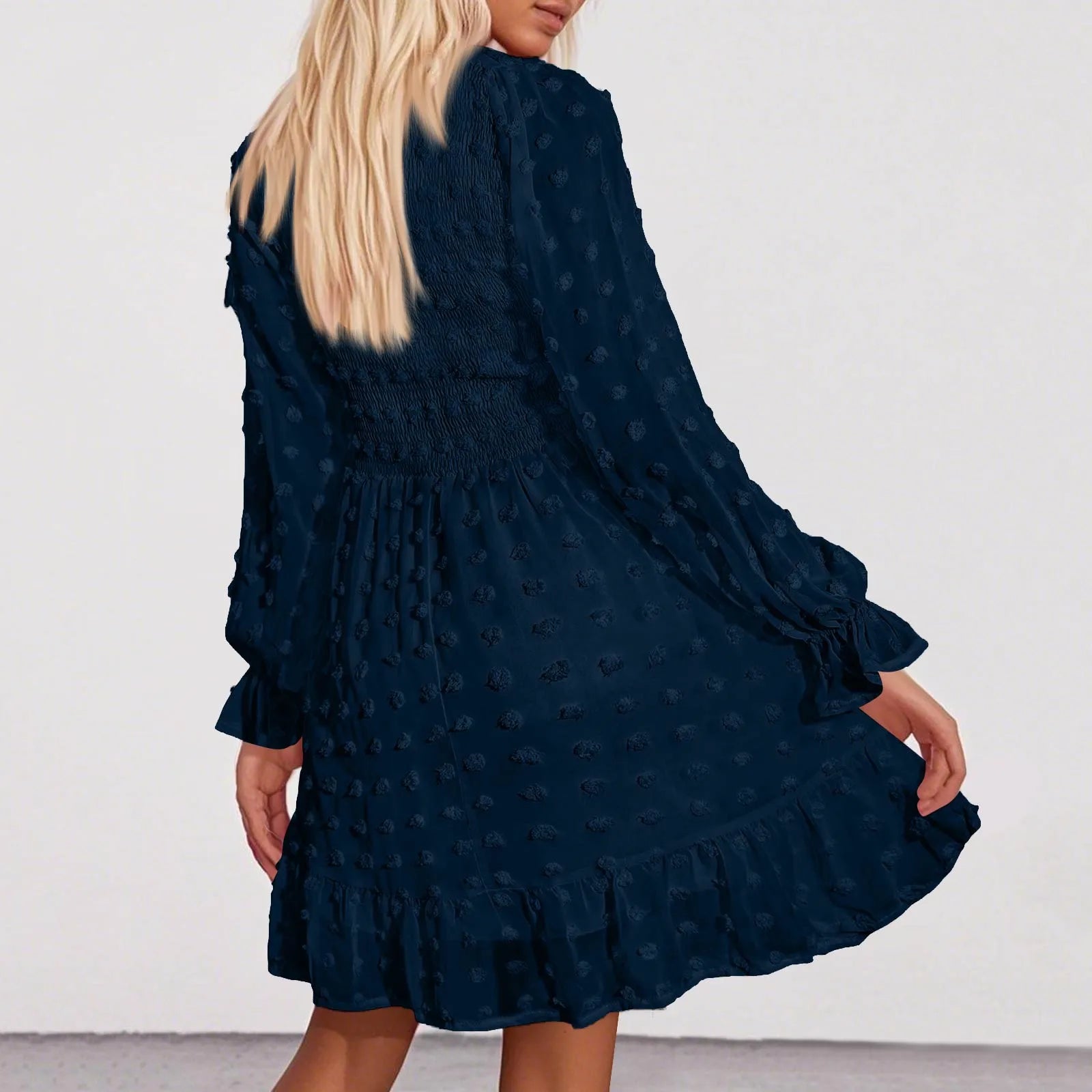 Women's V Neck Casual Vacation Dress - Unisex Vogue
