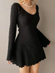 Knitting Elegant Dress For Women - Unisex Vogue