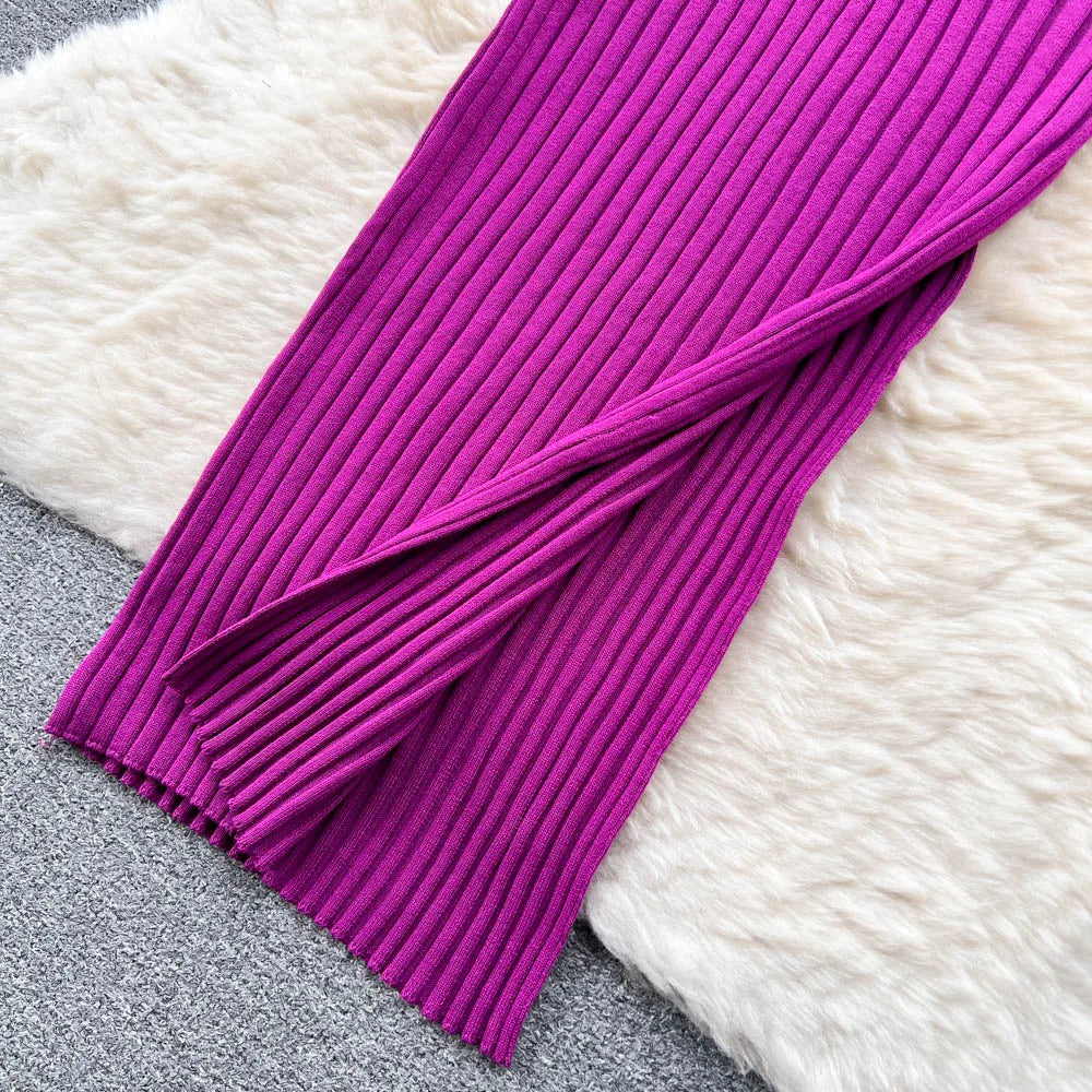 Chic Fashion Sexy Knitted Dress - Unisex Vogue