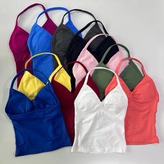 Women Backless Tank Tops - Unisex Vogue