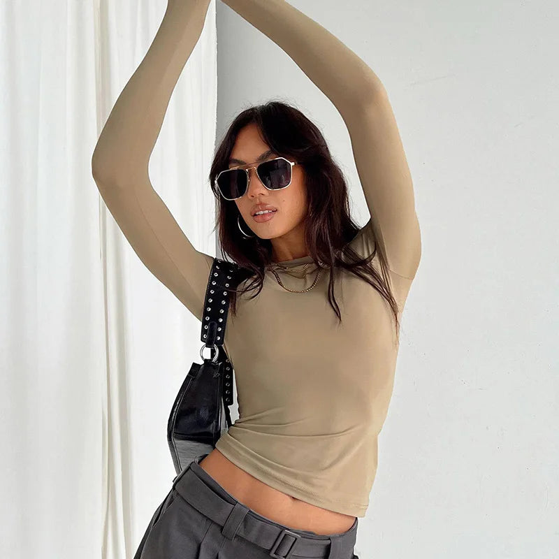 Women Casual Long Sleeve T-Shirts - Unisex Vogue