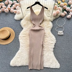 Chic Fashion Sexy Knitted Dress - Unisex Vogue